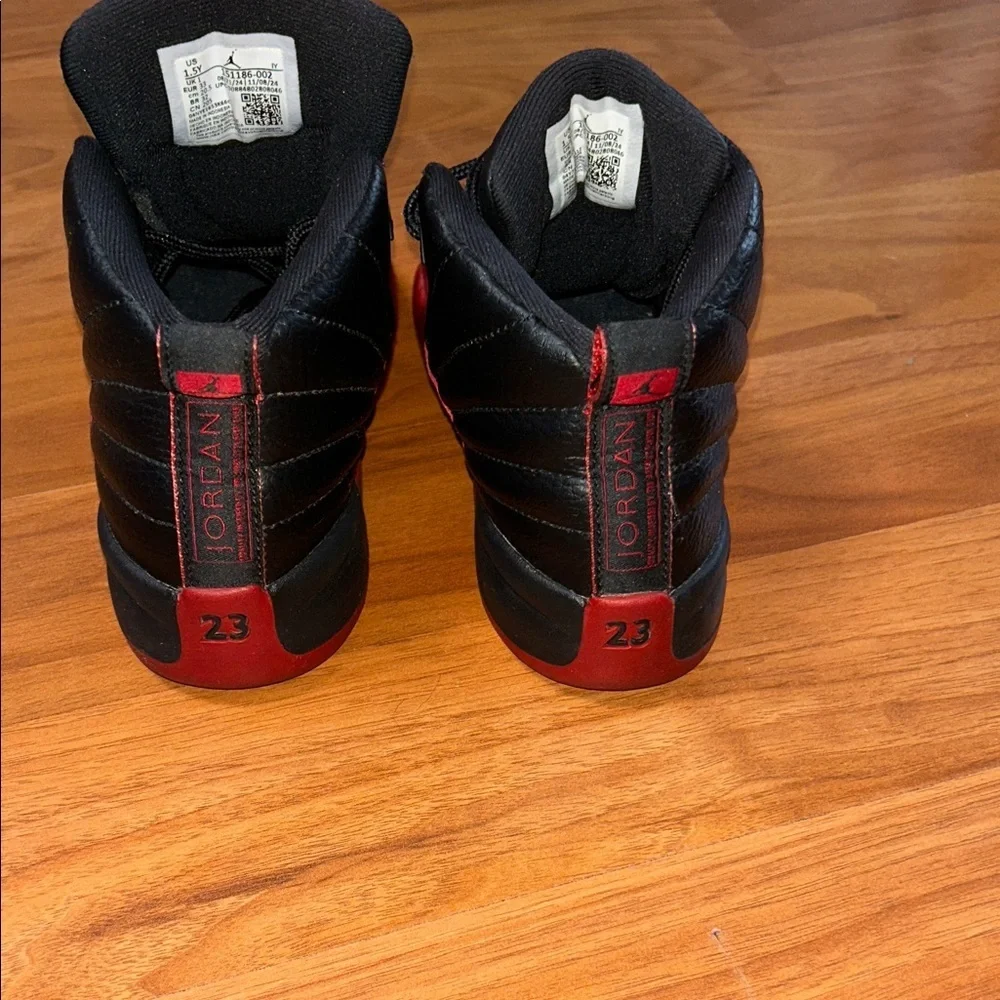 Jordan Kids Black and Red Boots